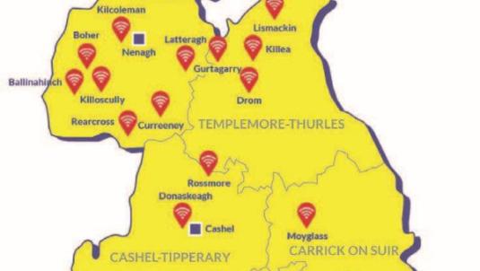 Tipperary's Broadband Connection Points                                                                    