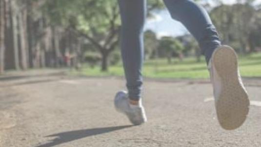 person running