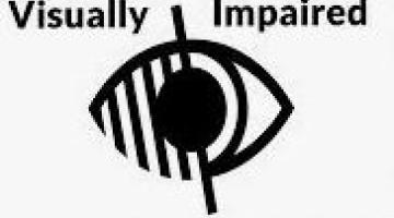 visually impaired image