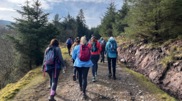 women walking